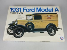 Entex 1/16 1931 Ford Model A Deluxe Van eagle baking Bausatz kit 9016 Box 131934