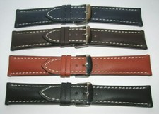 Chronograph echtlederuhrband - chronograph,