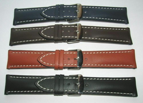Chronograph echtlederuhrband - chronograph,