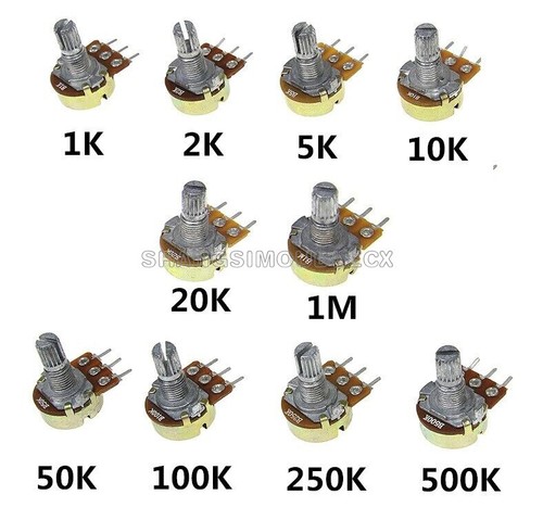 2pcs b1k b5k b10k - b5k, b20k