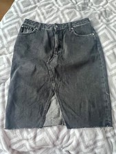 Rock schwarz denim jeans - h&m,