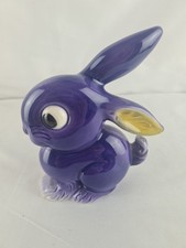 Vintage Goebel Porzellan Osterhase Lila Hase, sehr Dekorativ