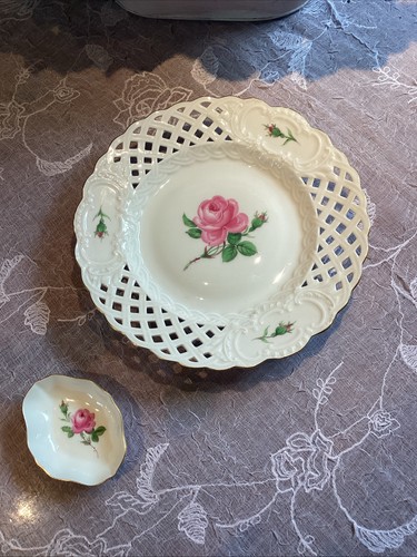 Meissen rote rose - meissen,