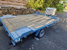 Preis gesenkt -Festpreis! Plattform - Autoanhänger Ellebi kippbar mit Seilwinde