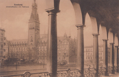 Deutsches reich hamburg - ak, deutsches-reich