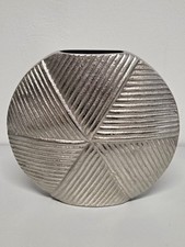 Blumenvase  Vase   Alu Nickel