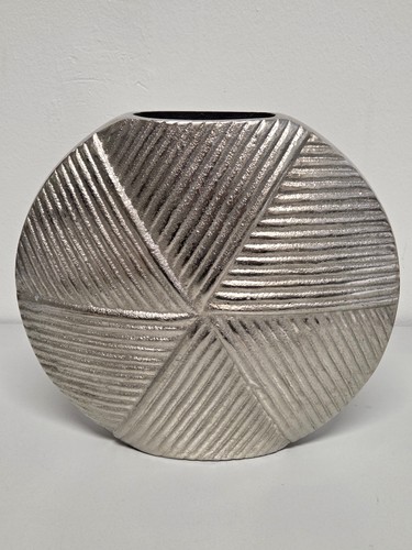 Blumenvase vase alu nickel - vase,
