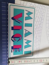 Miami Vice Aufkleber 16 X 8 Cm