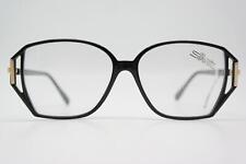 Vintage Brille Silhouette 1713 /20 Schwarz Gold Eckig Brillengestell eyeglasses