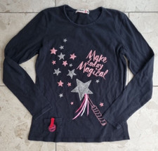 DESIGUAL Mädchen 158 164 Langarm Shirt Pullover Sweater Sweatshirt Schwarz