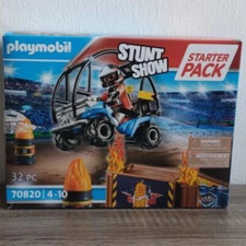 PLAYMOBIL 70820 Starter Pack Stuntshow Quad mit Feuerrampe