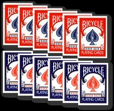 12 x Bicycle 807 Rider Back