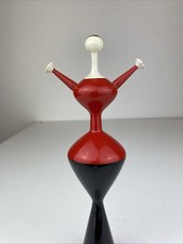 Holz Figur Skulptur Frau Saap Denmark 60er Vintage Rarität