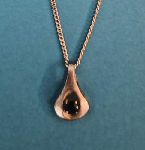 Vintage weissgold anhänger - vintage,