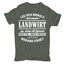 Tshirt Leg dich niemals mit