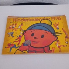 Kinder Kalender DDR 1976 Abreiß Blätter 12 Monate Spiel Spaß ostalgie basteln