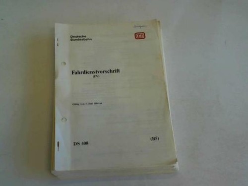 Fahrdienstvorschrift - , (fv)