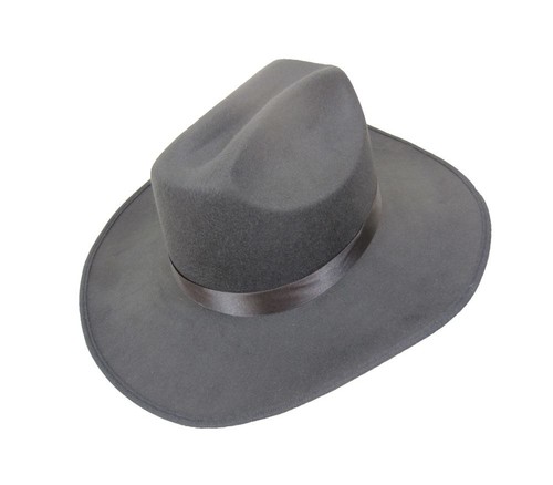 Schwarzer stetson mit breiter - mit,