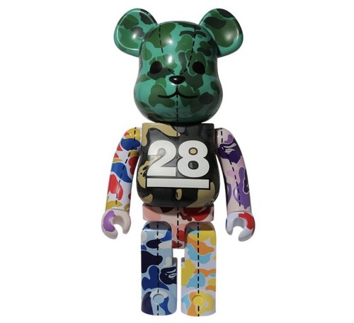Bearbrick bape 28th - x,