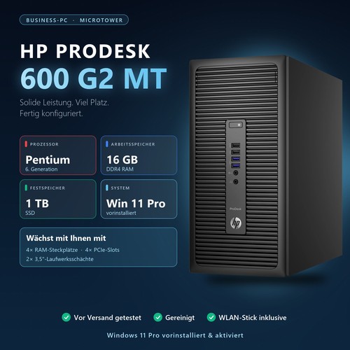 Prodesk 600 mt pentium - hp,