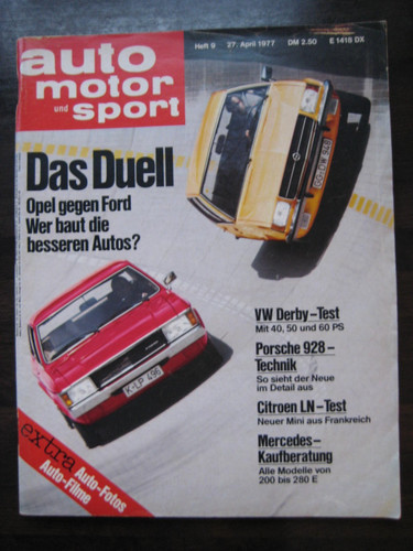 Auto motor sport heft - auto,