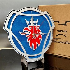 Scania inspirierte Wanduhr -