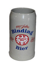XXXL Bierkrug Binding Bier 100 Jahre 1870-1970-5 L Steingut   31 cm hoch