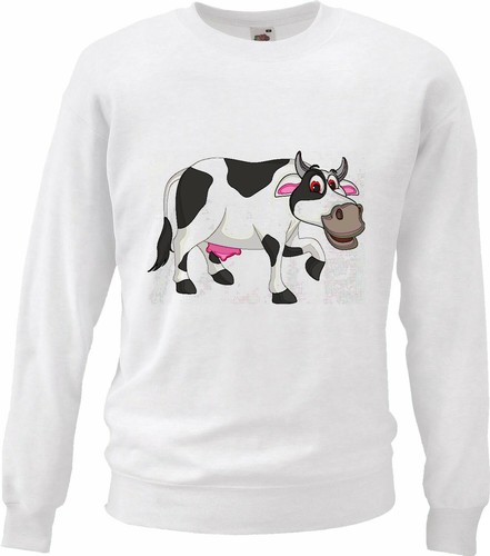 Sweatshirt fröhliche kuh - frÖhliche, mit