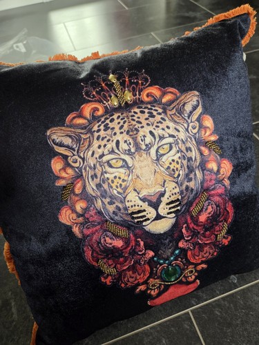 Luxus kissen deko leopard np - luxus,