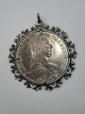 Toller Maria Theresia Thaler in Echsilberfassung 835 gestempelt