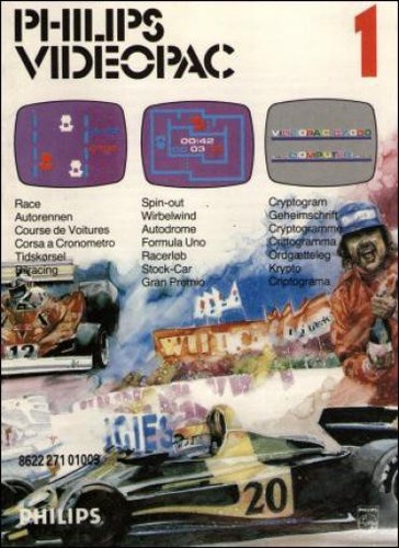 Philips videopac autorennen - philips,