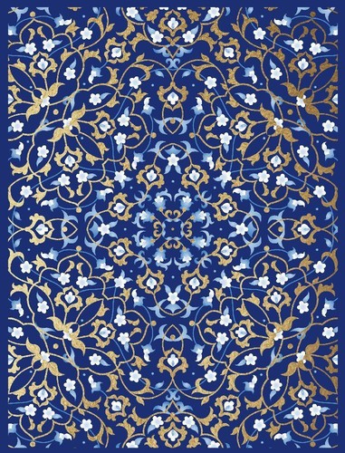 Blue pattern journal editors - blue,