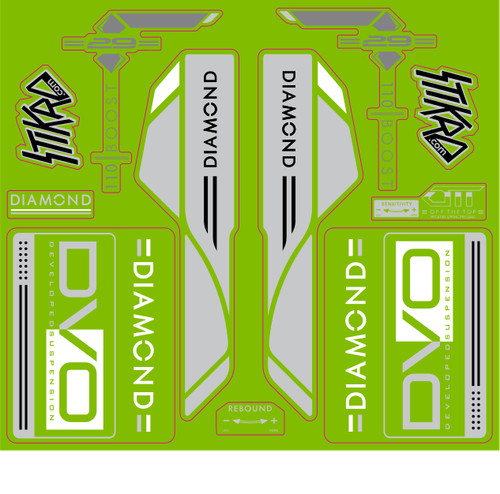 Kit gabel aufkleber mtb dvo - kit,