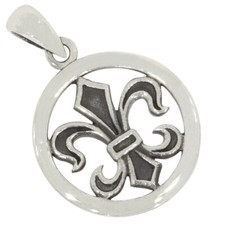 Fleur de Lis Kettenanhänger