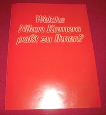 dachbodenfund prospekt heft welche nikon kamera passt zu ihnen? foto alt reklame