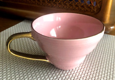 Riesen Sammeltasse / Rosa mit Gold - aus Nachlass