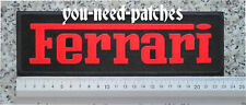 Ferrari Racing Patch Logo Sports Car sew on embroidery 9"(23cm) Aufnäher