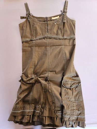 Biba damen kleid braun - kleid, (jeans)