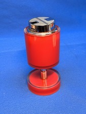 Vintage Sarome Tischfeuerzeug 70er Jahre – Rot Space Age | defekt, Deko #10