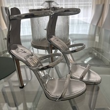 Guiseppe Zanotti Damen Schuhe Sandalen Gr. 37 Silber 