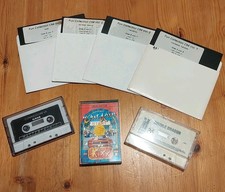 Commodore C64 Spiele Konvolut, Disk und Tape