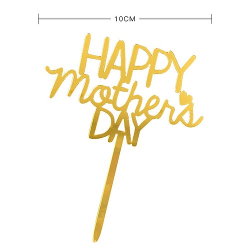 Acryl cake topper - acryl, happy