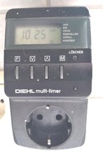 Schaltuhr,  Programme 9 X EIN, 9 X AUS, Blockbildung,   Fabrikat DIEHL Controlls