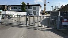 Doppelflügel-Tor / Toranlage Einfahrt, Kpl. 2-flügelig mit separatem Törchen