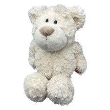 Nici Teddybär Plüsch Stofftier Sprechend Hallo 40cm Weiß Creme Sprachmodul Sitzt