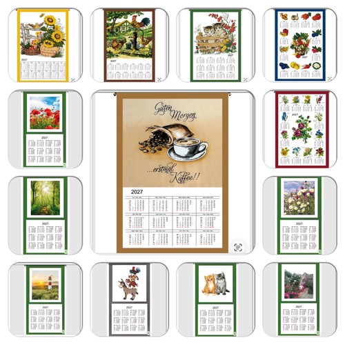 Textiler wandkalender 2027 - textiler,