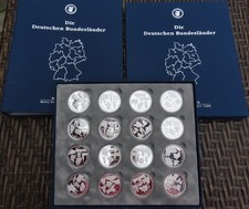 Silber Medaillen 16 Stück Deutsche Bundesländer 999 Silber PP proof 320,00 Gramm