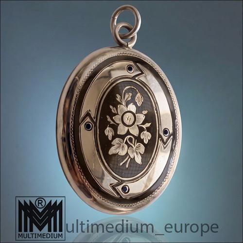 Antik medaillon anhänger - antik,