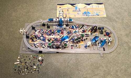 Lego space monorail - monorail, +