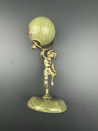 Vintage onyx globus putto - vintage,